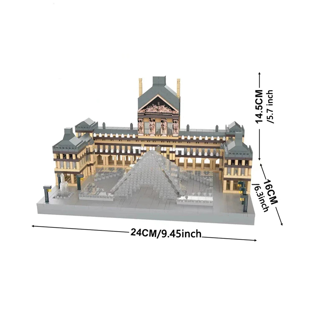 Eiffel Tower Paris Architectural Micro Mini Model Building Blocks Toy : Enhance Your Office Decor, Boost Hand Skills Gift Quick Pick Grocers